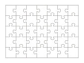 Puzzle pieces template