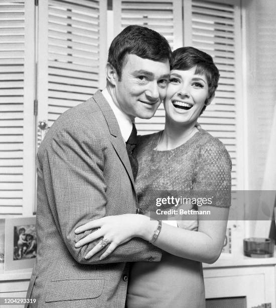 Famed hairstylist Vidal Sassoon and Beverly Adams met in London when she went to his Bond Street salon to have her hair done. They will wed in March.