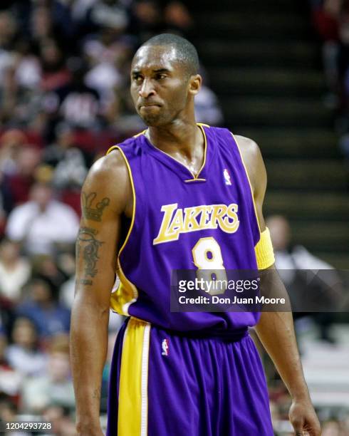 Kobe Bryant of the Los Angeles Lakers during the game against the Orlando Magic at TD Waterhouse Centre on December 23, 2005 in Orlando, Florida.The...