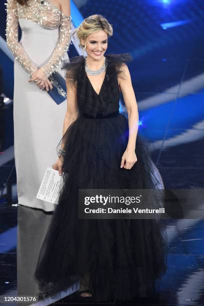 Laura Chimenti attends the 70° Festival di Sanremo at Teatro Ariston on February 05, 2020 in Sanremo, Italy.