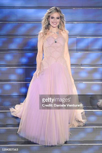 Laura Chimenti attends the 70° Festival di Sanremo at Teatro Ariston on February 05, 2020 in Sanremo, Italy.