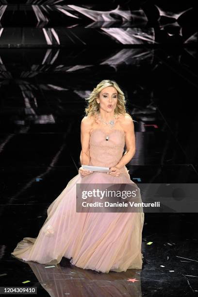 Laura Chimenti attends the 70° Festival di Sanremo at Teatro Ariston on February 05, 2020 in Sanremo, Italy.