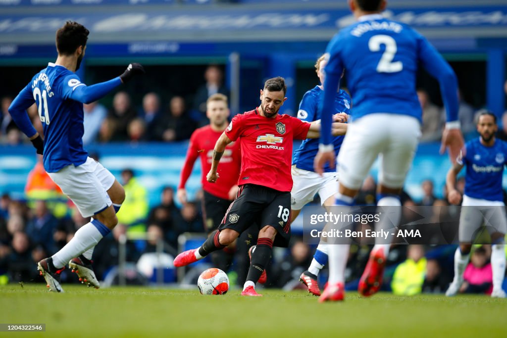 Everton FC v Manchester United - Premier League