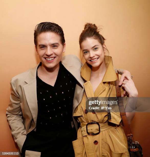 Dylan Sprouse and Barbara Palvin attend The Launch of Solar Dream hosted by Fendi on February 05, 2020 in New York City.
