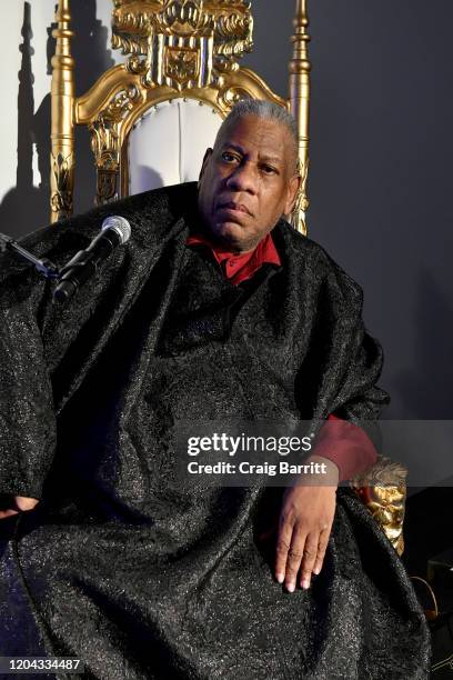 André Leon Talley attends the Blue Jacket Fashion Show to benefit the Prostate Cancer Foundation on February 05, 2020 in New York City.