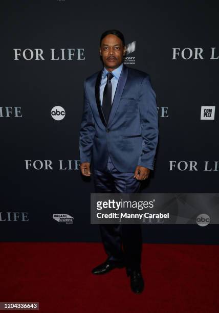 Executive Producer Isaac Wright Jr. Attends ABC's "For Life" New York premiere at Alice Tully Hall, Lincoln Center on February 05, 2020 in New York...