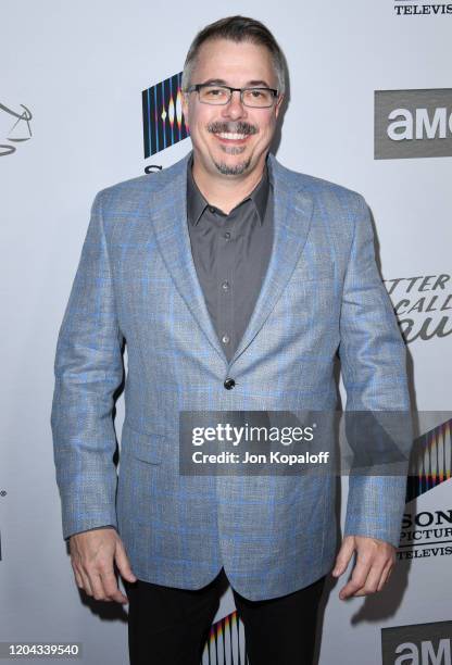 Vince Gilligan attends the premiere of AMC's "Better Call Saul" Season 5 at ArcLight Cinemas on February 05, 2020 in Hollywood, California.