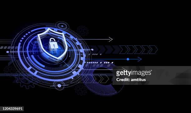 secure hud - security stock illustrations