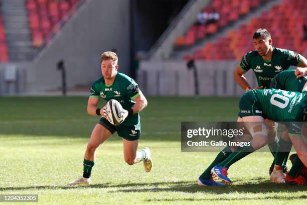 Kieran Marmion of Connacht during the Guinness Pro14 match between Isuzu Southern Kings and Connacht Rugby at Nelson Mandela Bay Stadium on March 01,...