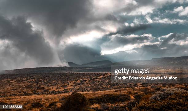 mountains and clouds - pereira colombia stock pictures, royalty-free photos & images