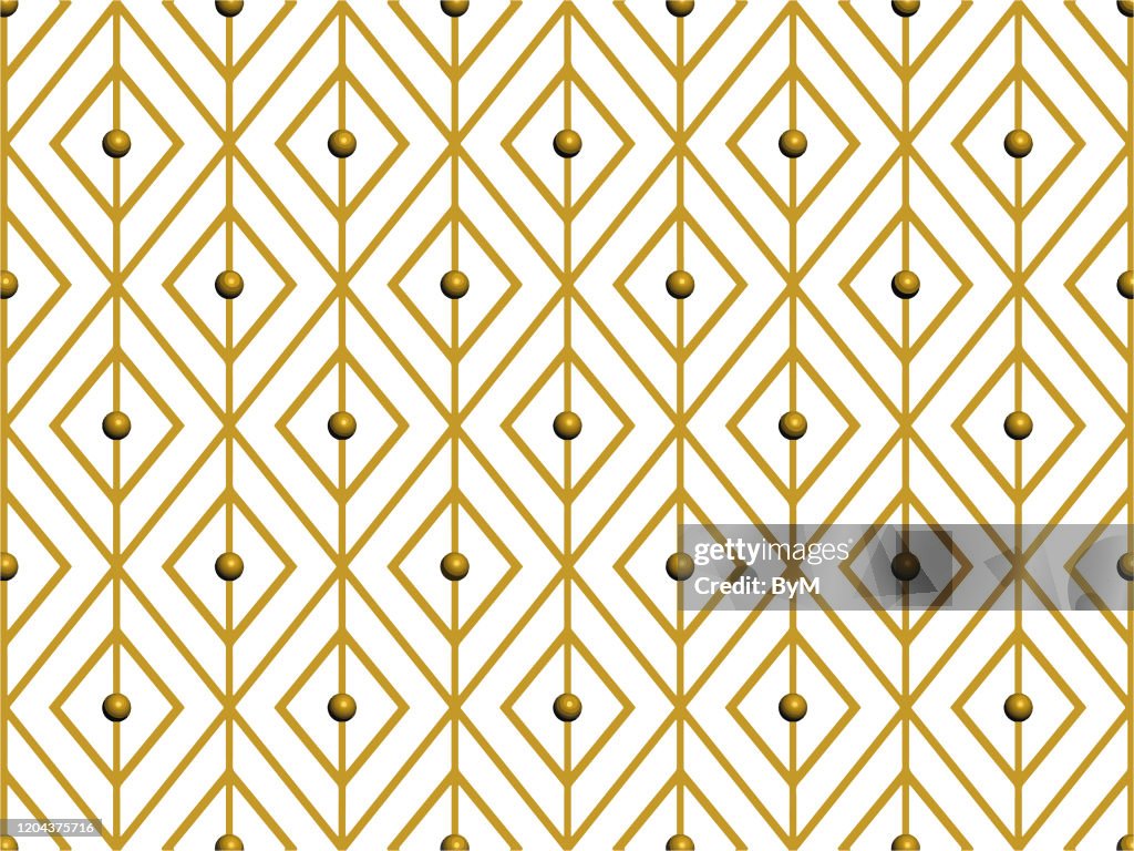 3d Golden Vector Patrón Geométrico Sin Costuras Vectorial Patrón Lineal Dorado  Fondos De Pantalla Para Su Diseño Ilustración de stock - Getty Images