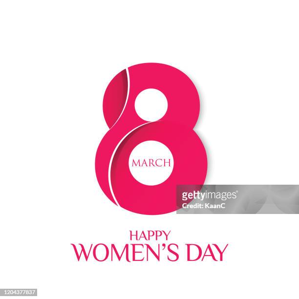 ilustrações de stock, clip art, desenhos animados e ícones de women's day greeting card stock illustration. 8 march day of women - dia internacional da mulher