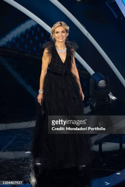 Laura Chimenti at the second evening of the 70 Sanremo Music Festival. Sanremo , February 5th, 2020