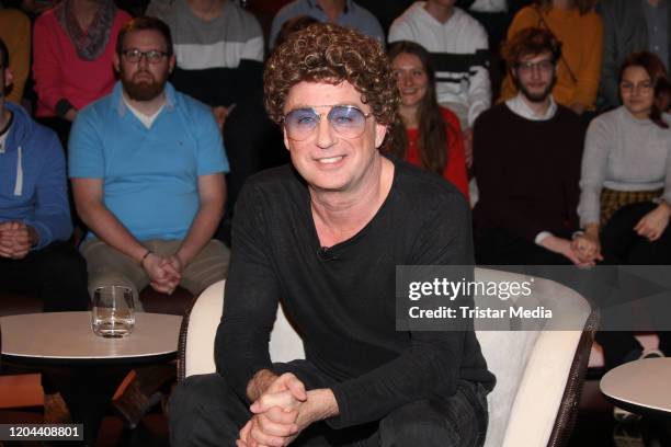 German comedian Atze Schroeder during "Markus Lanz" TV Show on February 5, 2020 in Hamburg, Germany.