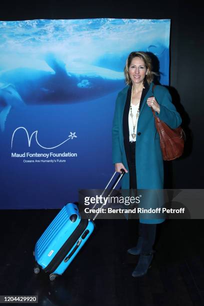 Maud Fontenoy attends Maud Fontenoy and Jean-Michel Blanquer launch of the “Sea Class - Classes de Mer” Mission and the Educational programs of the...