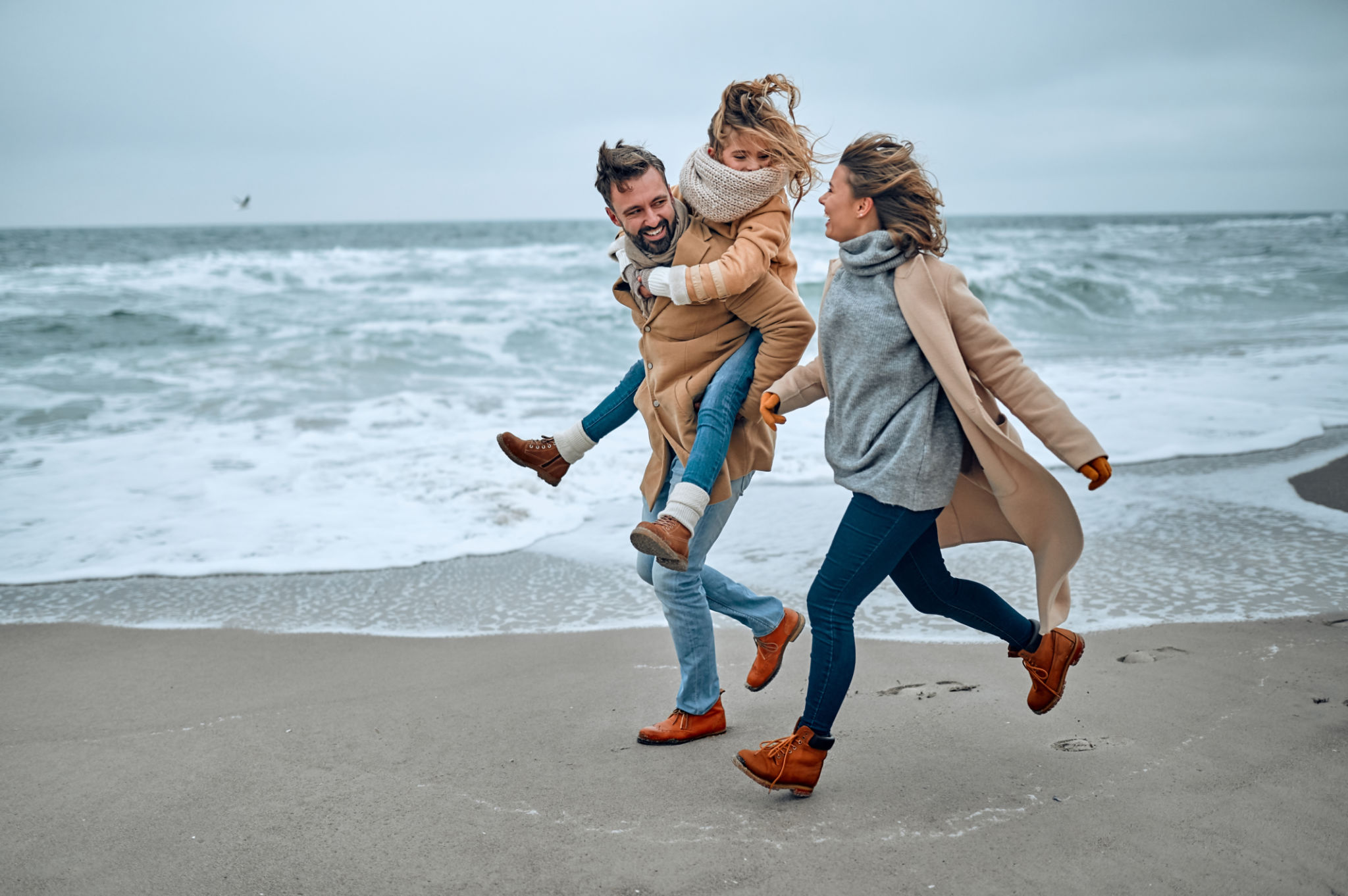 winter beach