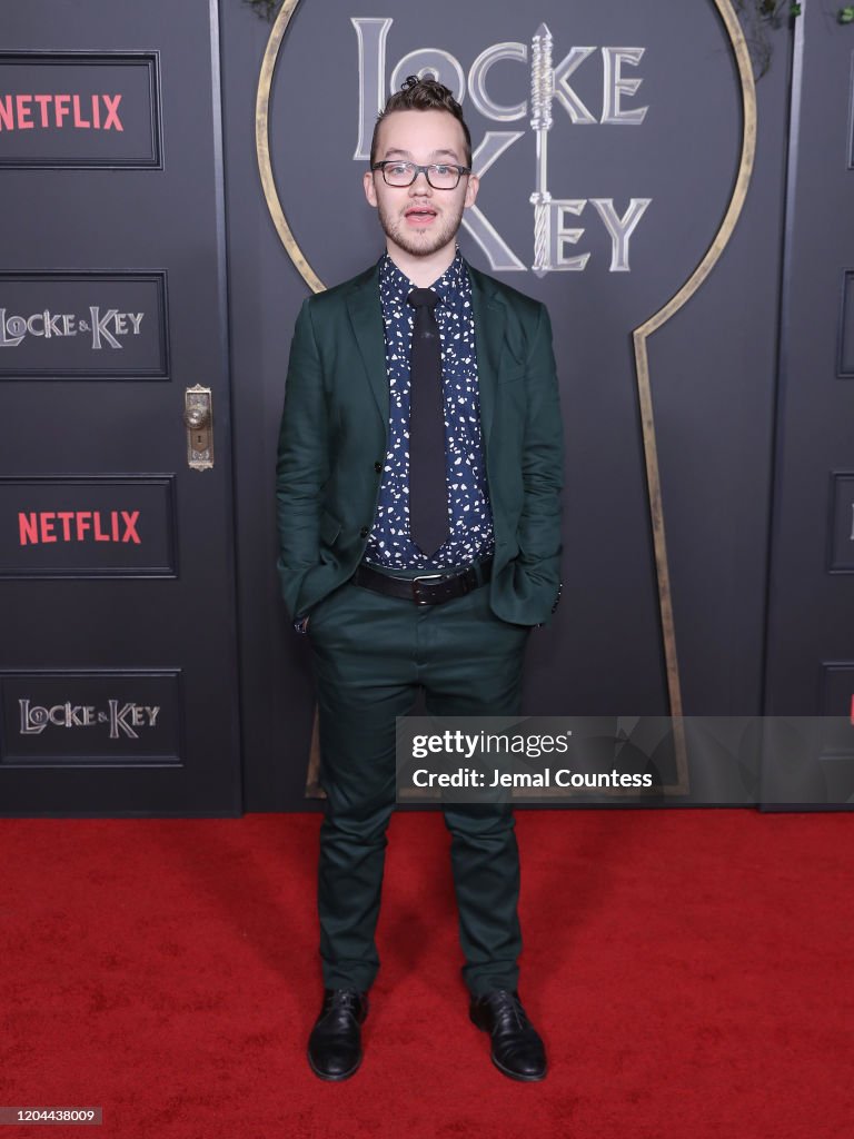 Thomas Mitchell Barnet attends the Locke & Key Series Premiere Foto di  attualità - Getty Images