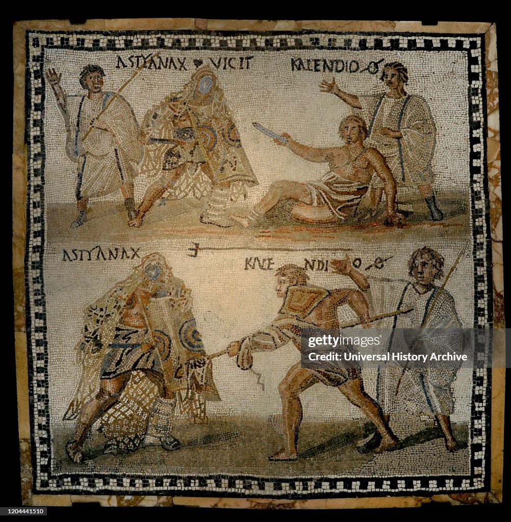 Roman mosaic.