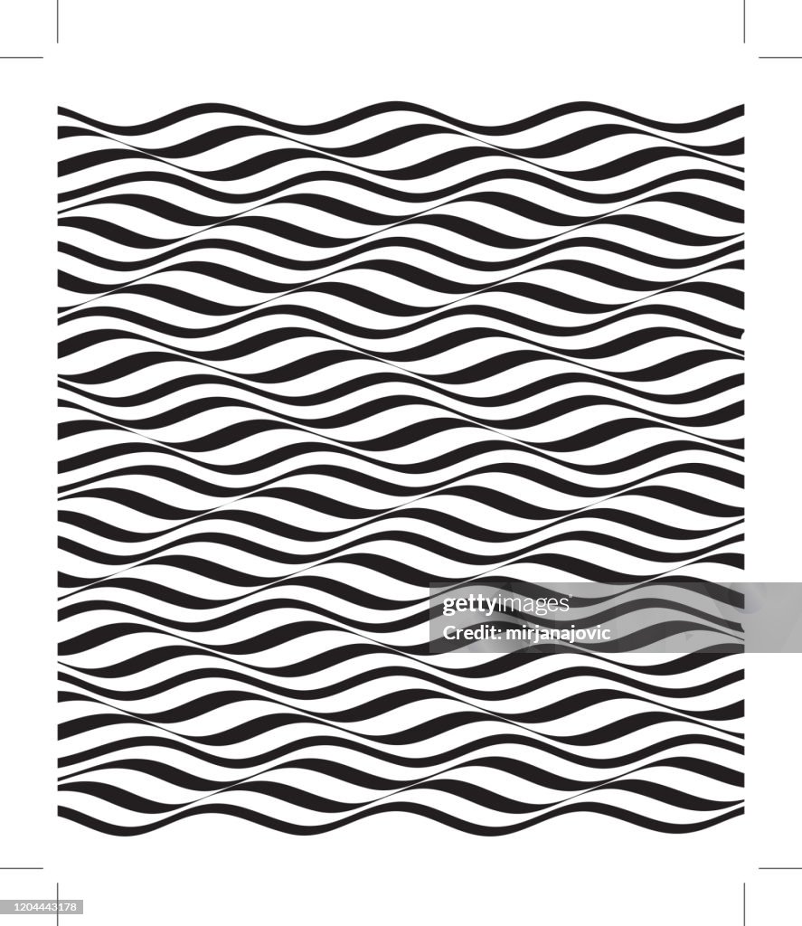 Continuous Wave Pattern Vector Vector Waves Pattern High-Res Vector Graphic - Getty Images