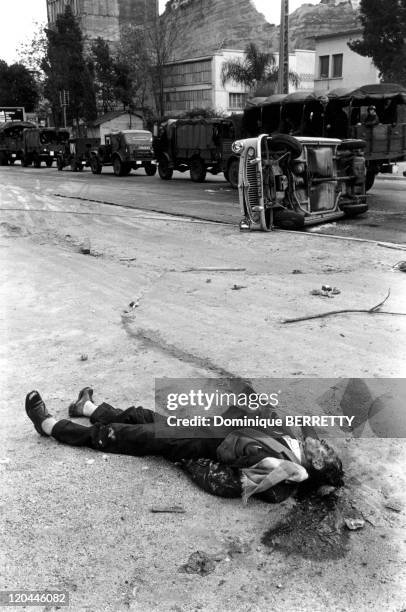 The War In Algeria - French victim.