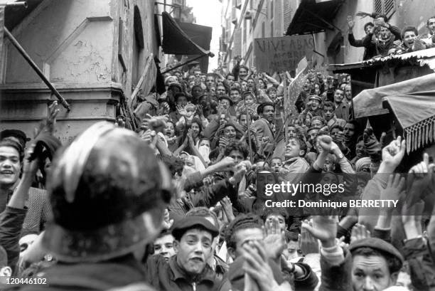 The War In Algiers, Algeria In 1960 - Riots in Algiers Emeutes.