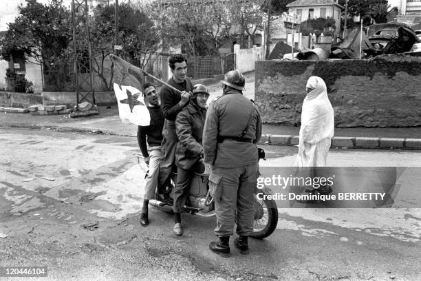 The War In Algiers, Algeria In 1960 - Riots in Algiers Emeutes.