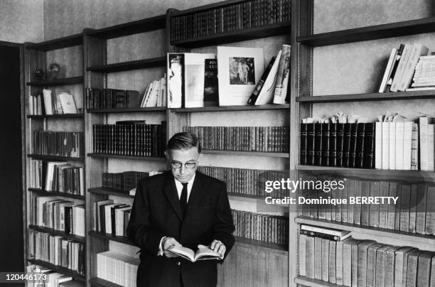 Jean-Paul Sartre In 1966 - Writer and philosopher.