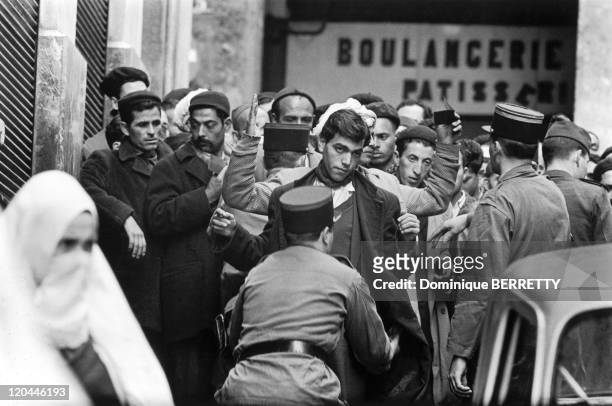 The Algerian War In Algiers, Algeria In 1961 - Algerian demonstrations followed one another beginning in the fall-100 died and over 12,000 were...