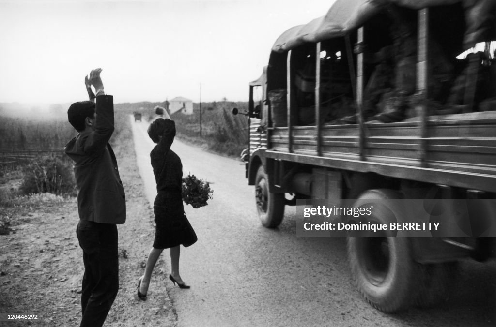 French Troops Leaving Bizerte, Tunisia In December 1963 -