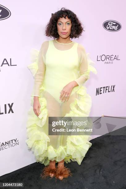 Melina Matsoukas attends the 2020 13th Annual ESSENCE Black Women in Hollywood Luncheon at Beverly Wilshire, A Four Seasons Hotel on February 06,...