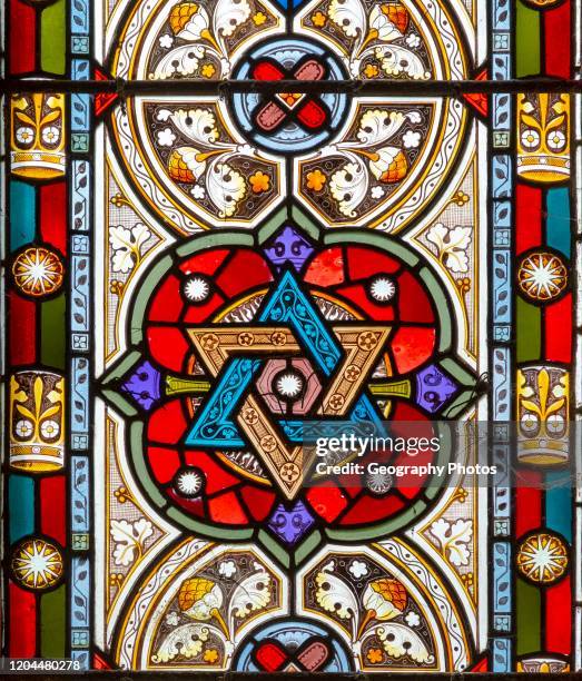 Church Window Mathmatical Pattern Church Stained Glass Window Patterns Photos and Premium High Res ...