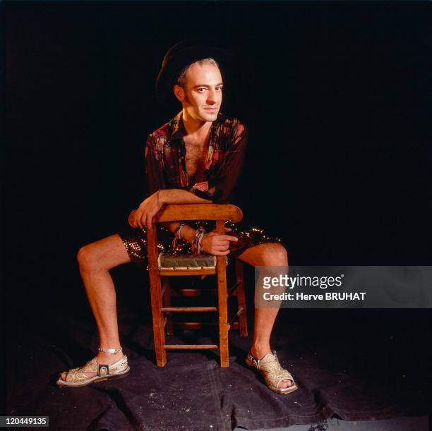John Galliano in France in 1993 - Fashion designer.