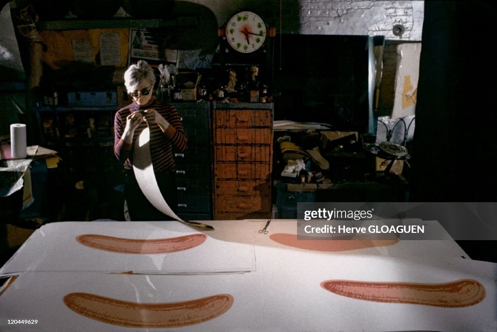 Andy Warhol In New York, United States In 1966 -