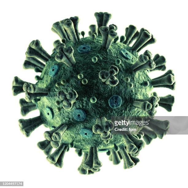 accurate coronavirus 2019-ncov on white - virus organism stock pictures, royalty-free photos & images