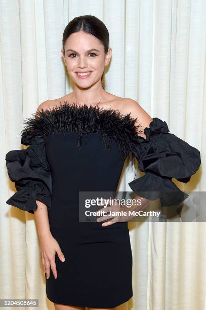 Rachel Bilson attends the Christian Siriano Fall Winter 2020 NYFW at Spring Studios on February 06, 2020 in New York City.