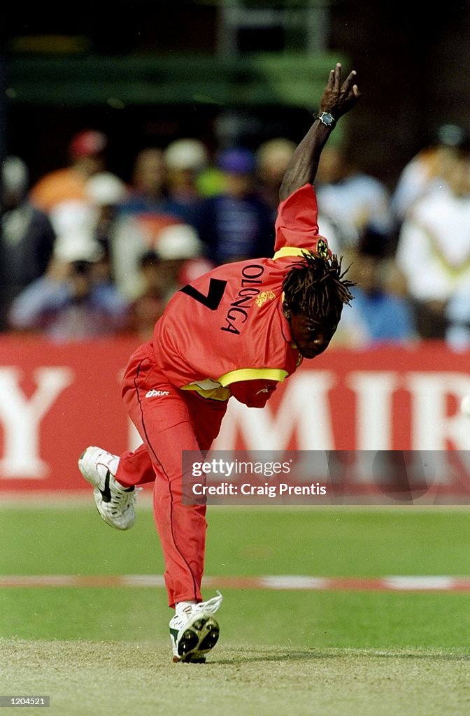 Henry Olonga of Zimbabwe