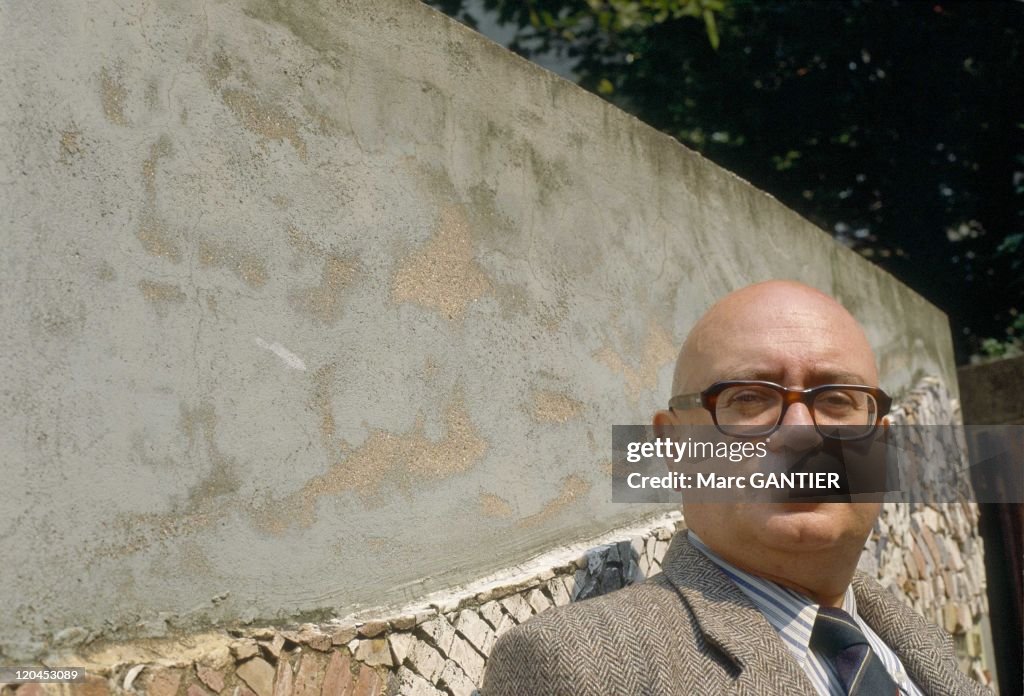 Jean Parvulesco in 1990. Photo - Getty Images