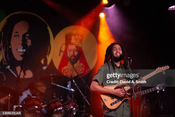 Josh David Barrett of The Wailers performs at Saturn Birmingham on February 06, 2020 in Birmingham, Alabama.