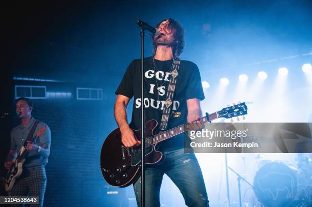 Singer & Songwriter Ryan Hurd performs at Cannery Ballroom on February 06, 2020 in Nashville, Tennessee.