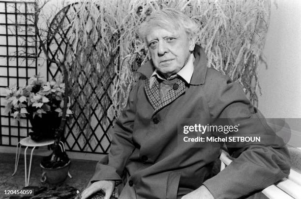 Anthony Burgess in France in January, 1987 - The British writer and composer.