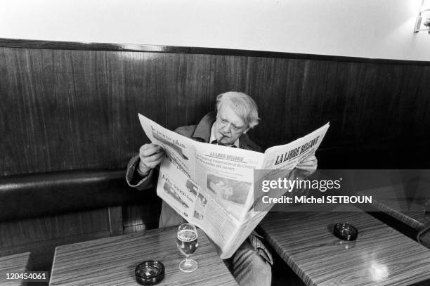 Anthony Burgess in France in January, 1987 - The British writer and composer.