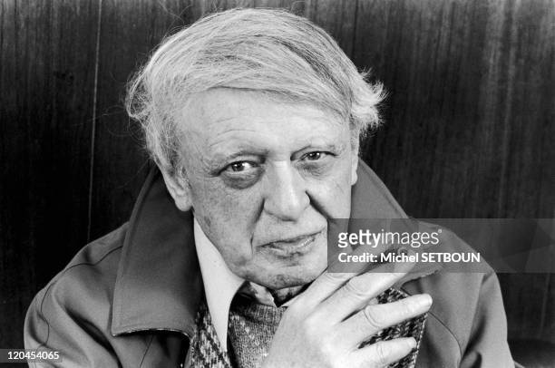 Anthony Burgess in France in January, 1987 - The British writer and composer.