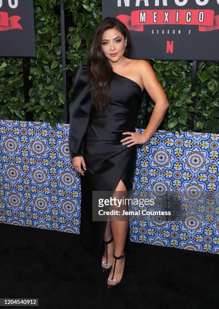 Actress Teresa Ruiz attends the "Narcos: Mexico" Season 2 at Netflix Home Theater on February 06, 2020 in Los Angeles, California.