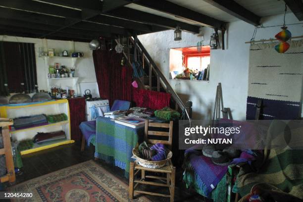 Great Blasket Island, Ireland - Sue Radican is a weaver who lives in the Blaskets during the summer.