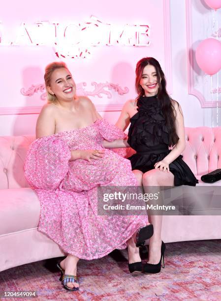 Harley Quinn Smith and Mikey Madison attend Vanity Fair and Lancôme Toast Women in Hollywood on February 06, 2020 in Los Angeles, California.