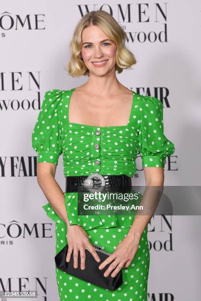 January Jones attends the Vanity Fair and Lancôme Women in Hollywood celebration at Soho House on February 06, 2020 in West Hollywood, California.