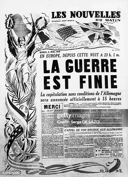 The End Of The War In Paris, France On May 08, 1945 - The End Of The War In Paris, France On May 08, 1945 -
