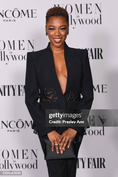 Samira Wiley attends the Vanity Fair and Lancôme Women in Hollywood celebration at Soho House on February 06, 2020 in West Hollywood, California.