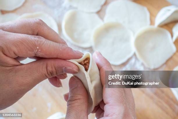 Dumpling Hand Hands Making Dumplings Photos and Premium High Res Pictures - Getty Images