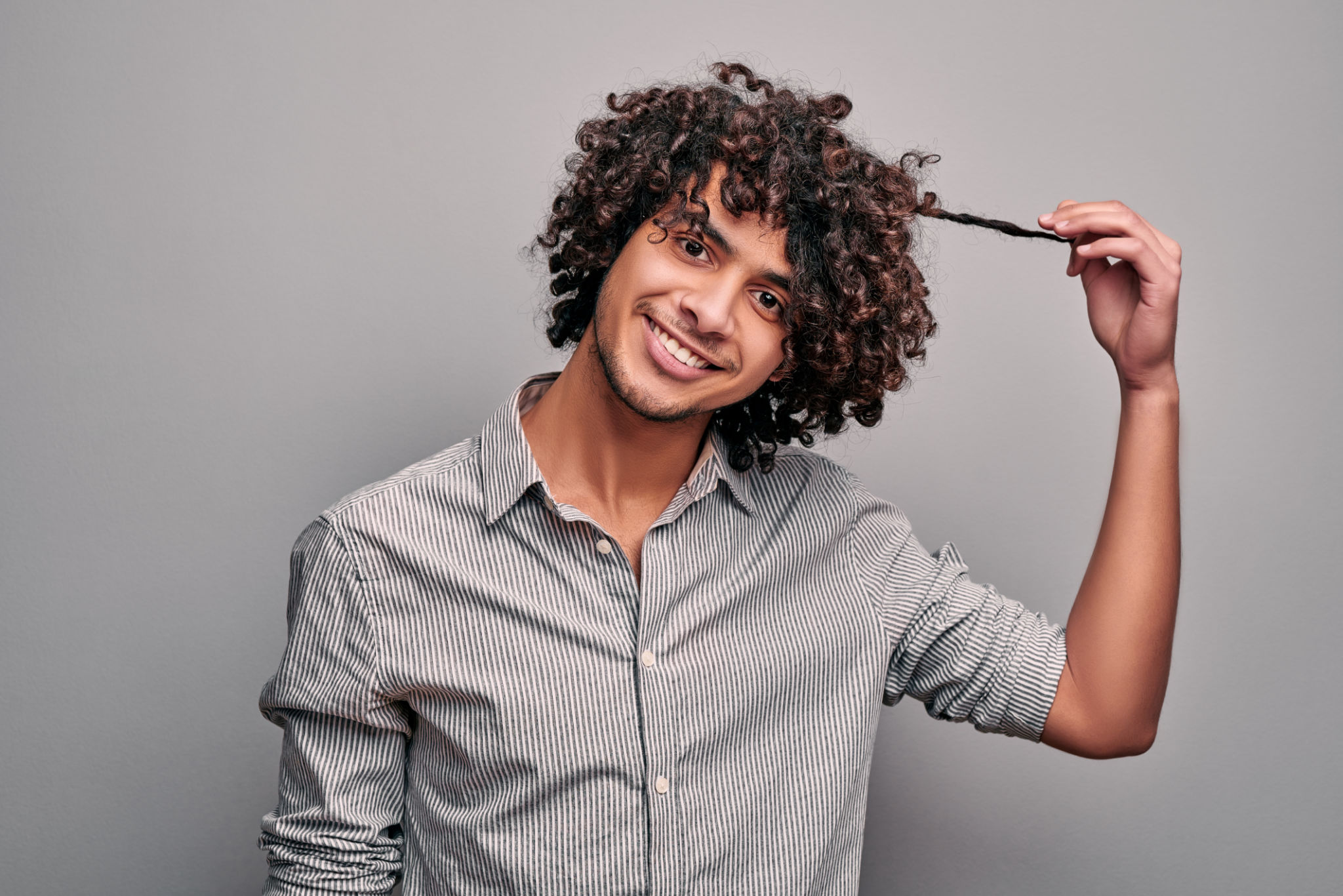 textured hair men
